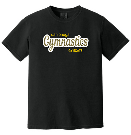 Gold Glitter/Twill Shirt